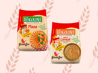 MINIFAGOLOSI PACK - GrissinBon design food graphic design italian food packaging