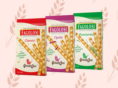 FAGOLOSI PACK - GrissinBon design food graphic design italian food pack packaging