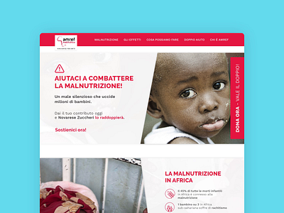 Amref - Health Africa africa baby design graphic design health landing landing page ui ux web web site