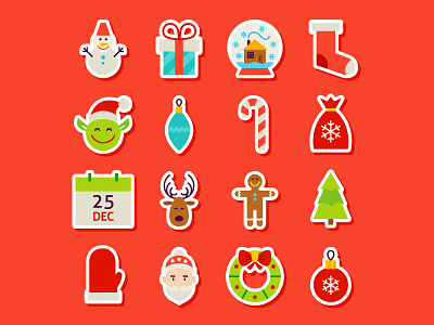 Merry Christmas Stickers christmas greeting happy new year merry merry christmas new present snowman sticker vector winter year