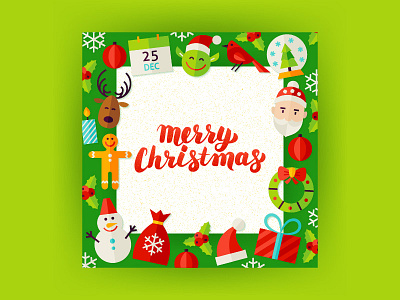 Merry Christmas Postcard