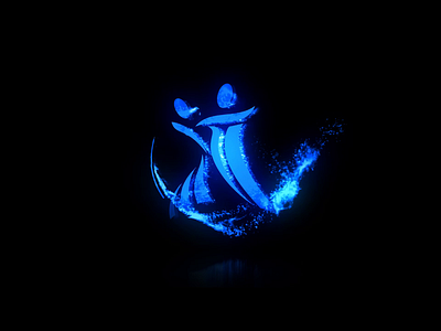 DANCE - logoanimation animation logo logoanimation motion graphics particles