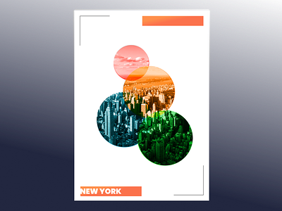 New York city graphic design new york poster ui