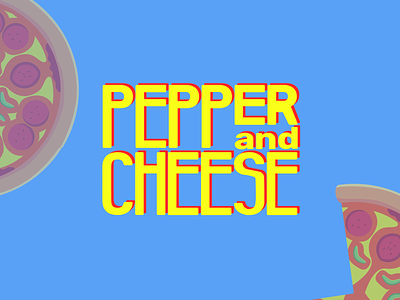 Pepper and Cheese logo cheese logo pepper pepper and cheese pizzeria ui ux