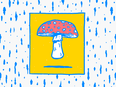 Amanita Mushroom food foodie illustration ipad pro ipadpro mushroom procreate procreate art procreateapp