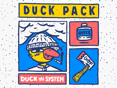 duck pack character duck illustration ipad pro ipadpro procreate procreate art procreateapp