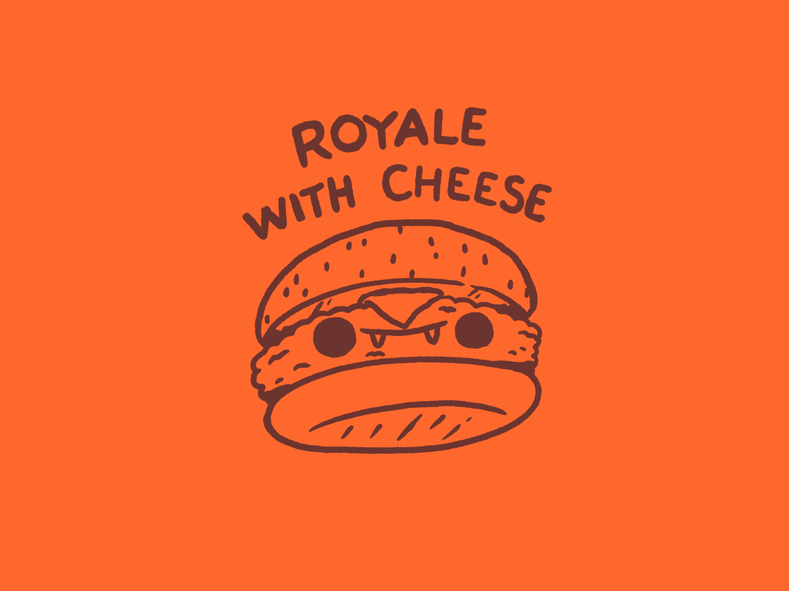 Royale with Cheese animation animation 2d character character animation food food illustration illustraion ipad art ipad pro