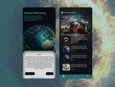 A Earth Info App app branding care design earth earth information graphic design illustration info information logo redesign ui ux vector