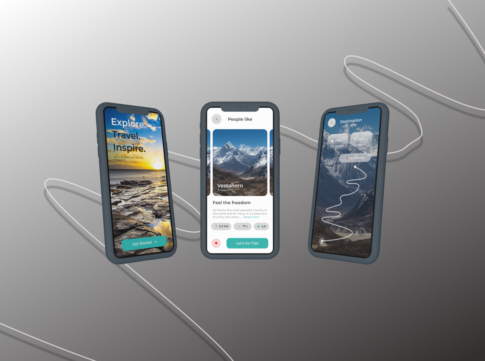 A Travel App by Tejesh on Dribbble