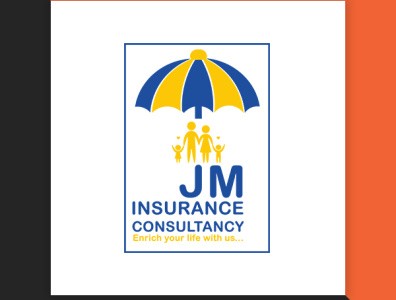 Logo for Jm Insurance branding graphic design logo