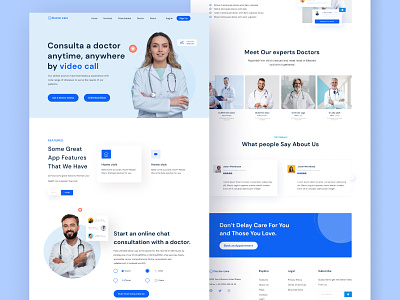 Doctor Care Landing page