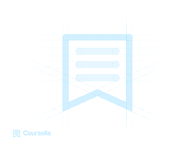 Coursella Guidlines brand branding coursella guidlines logo logodesign