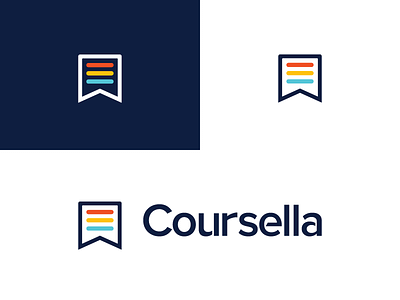 Coursella | final logo brand branding coursella e-learning education logo logodesign