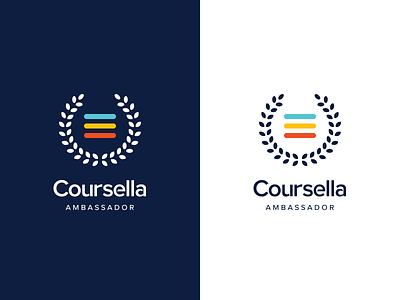 Coursella Ambassador | logo ambassador brand branding coursella e-learning education logo logodesign
