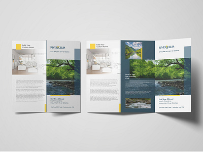 Tri Fold Brochure For Riverclub