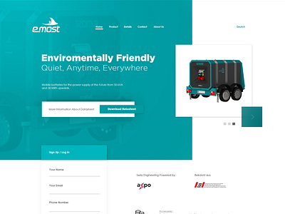 UI Web Design for Emost Company