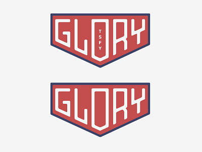 Glory I brand branding clean design football graphic handdrawn logo logotype nfl