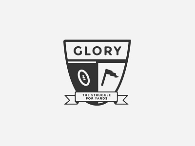 Glory III badge brand branding clean design drawn football hand handdrawn illustrator logo logotype