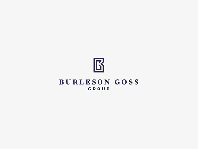 Burleson Goss II concept design logo logomark mark realty realty mark type typography