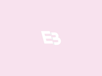 EB Mark brand branding clean custom e eb logo mark modern type