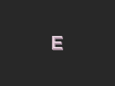 E Mark II brand branding clean custom e logo mark modern type