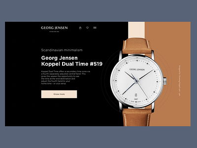 George Jensen watches concept #1