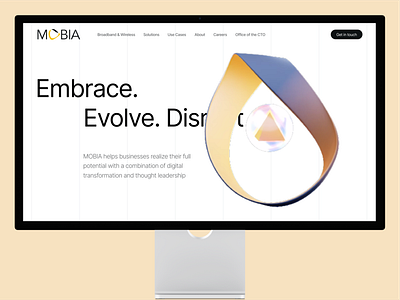 MORBIA (Redesign) design figma landing page mockup ui website