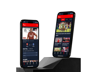 AFTV Mobile Screens app design design figma football mobile aapp design mobile app sport sport app ui ux