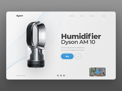 Website for Dyson design dyson home page landing landing page ui ux