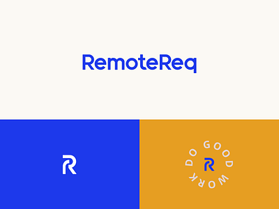 RemoteReq branding logo remote remote work remote working