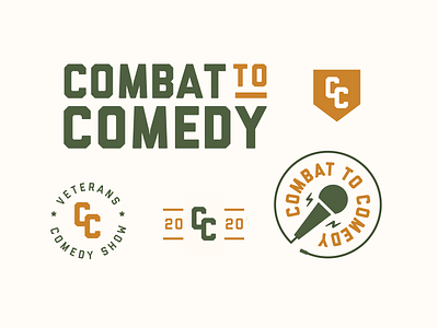 Combat to Comedy branding combat comedy military