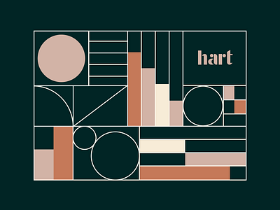 Hart Commercial Real Estate line pattern shapes