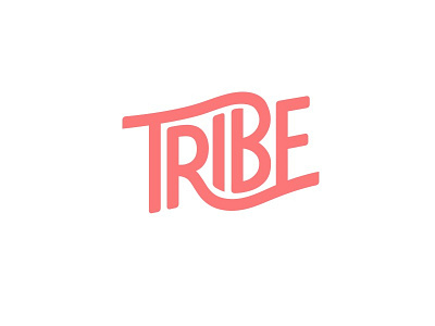 Tribe logo brand logo typography