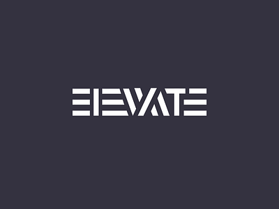 Elevate elevate logo type typography