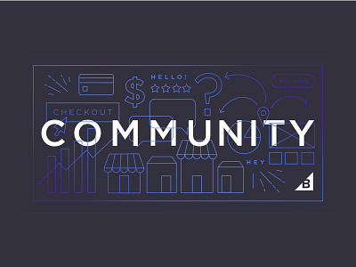 BigCommerce Community bigcommerce community hello hey lines outlines shops speech bubble
