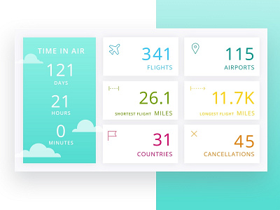 Data Viz airline airport data analysis data analytics flights infographic