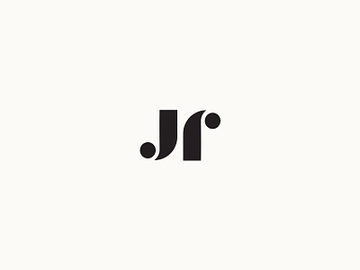 JR logo j jr logo logo mark monogram r symmetrical symmetry