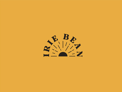 Irie Bean bean coffee irie logo sun sunshine