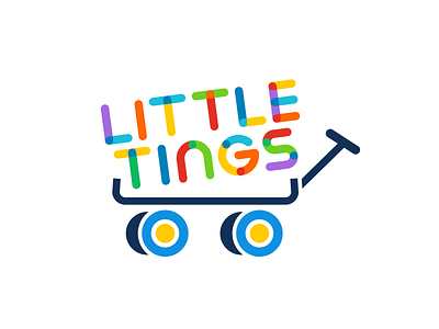 Litte Tings Logo adobe illustrator branding bright children clean colorful daycare design fun logo minimal minimalist logo