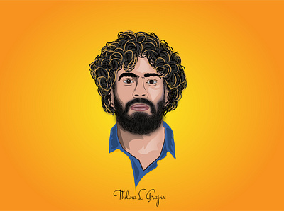 malinga vector portrait art design graphic design illustration portrait vector