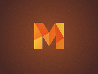 M logo m sketch typography