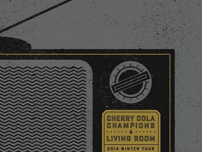 Static cherry cola champions noise poster static television tour tv