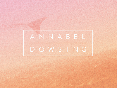 annabel/dowsing annabel dowsing gradient typography vinyl