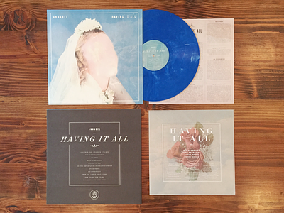 Having It All annabel indie layout packaging record tiny engines vinyl