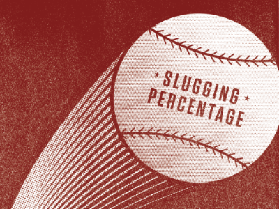 Slugging Percentage Poster