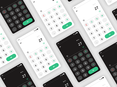 Calculator calculator mockup uiux