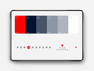 Per Aspera Branding Color Palette