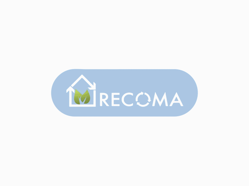RECOMA - Logo Animation animation branding design graphic design illustration logo logo animation motion graphics vector