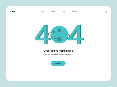 404 Page dailyui design graphic design illustration illustration graphics ui ux vector