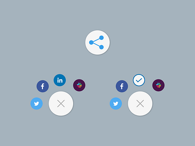 Social Share Button dailyui design graphic design illustration graphics ui ux vector